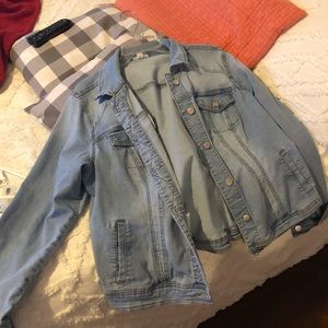 COPY - Dress Barn brand light wash jean jacket